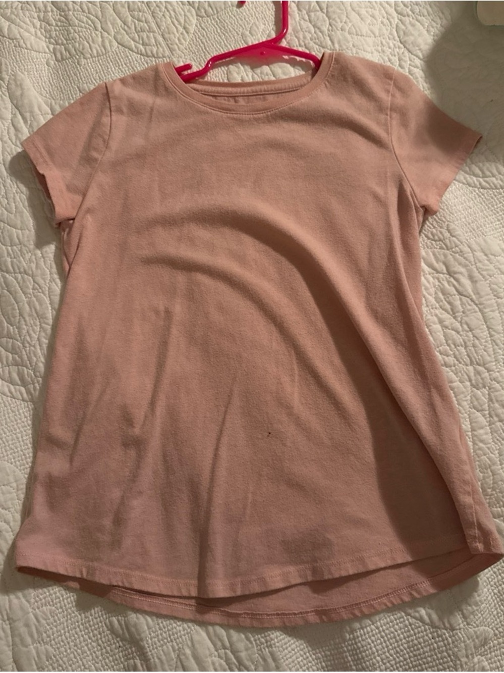 wonder nation Light Pink Short-Sleeve Crewneck Tee